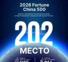 XCMG поднялся на 202-е место в рейтинге Fortune China 500
